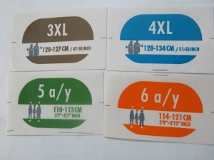 4 - Color Decal Stickers